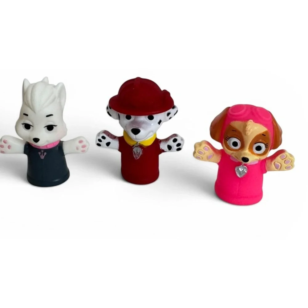 Paw Patrol Marshall True Metal Fire Truck Ginsey Finger Puppets Rocky Zuma Skye